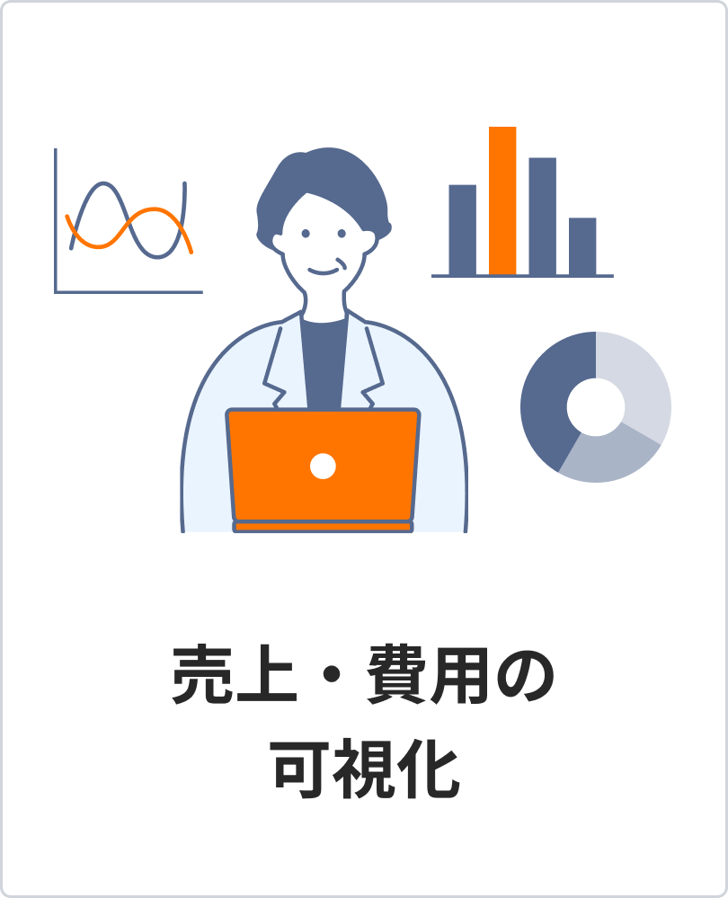 売上・費用の可視化