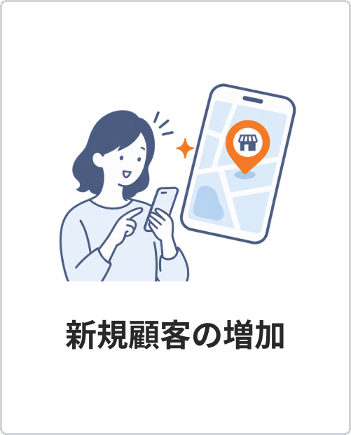新規顧客の増加