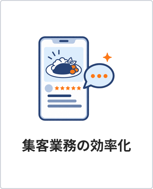 集客業務の効率化