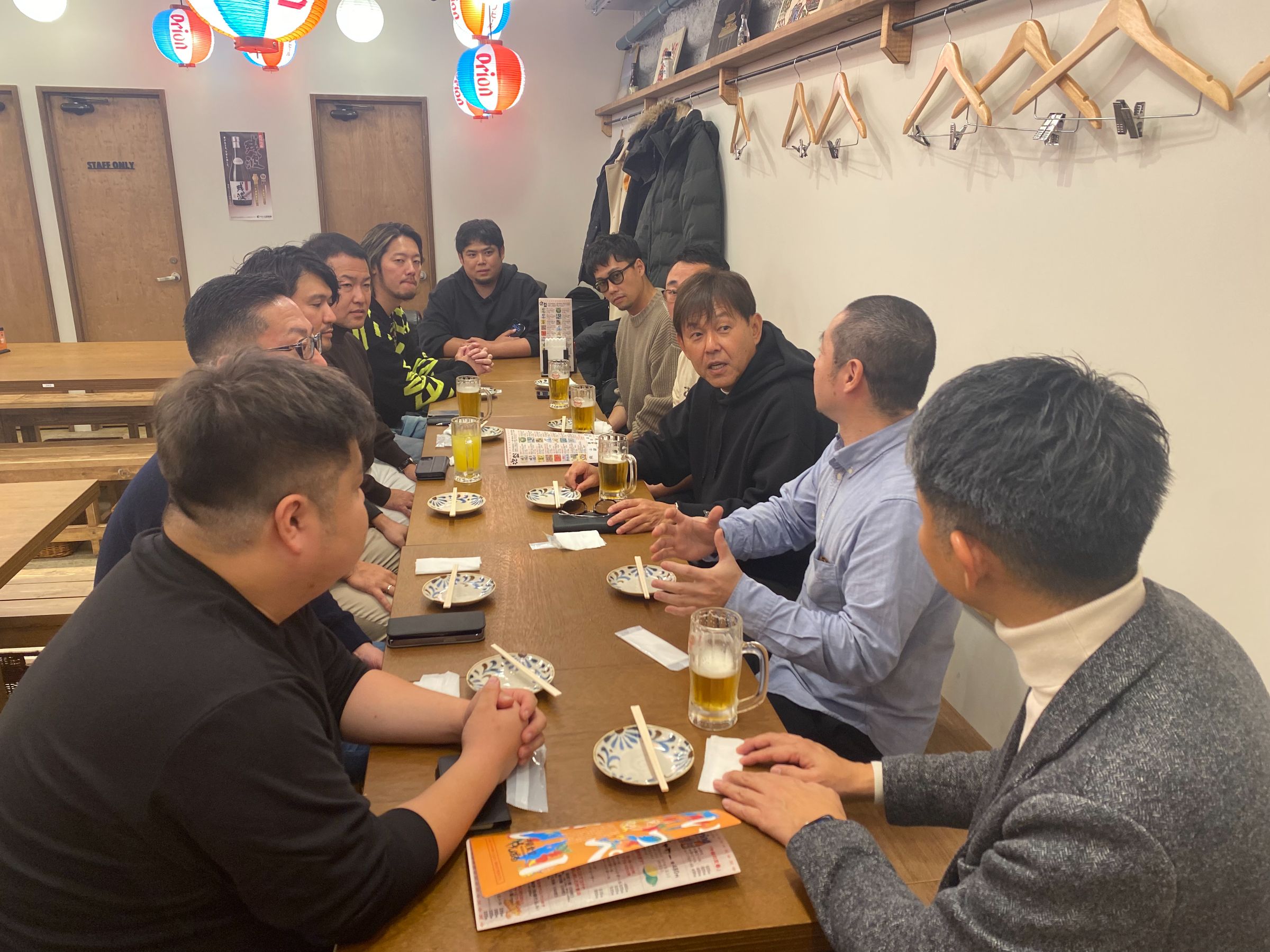 西山塾懇親会の様子